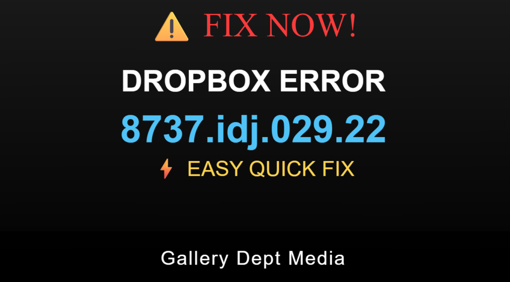 Errorcode Dropbox 8737.idj.029.22